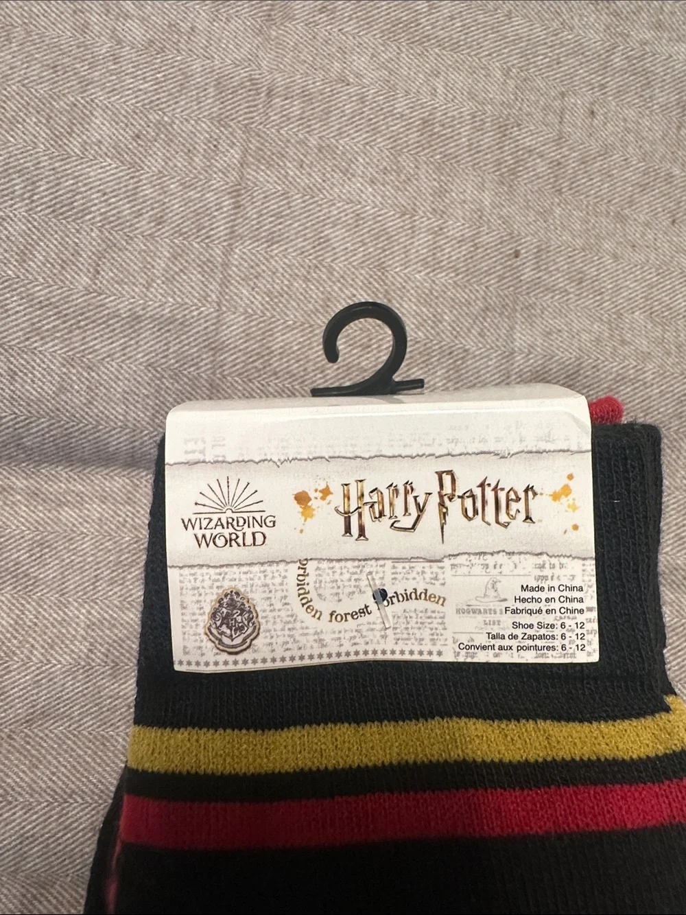 New! 5 pack HARRY POTTER CALF LENGTH SOCKS SIZE:6-12